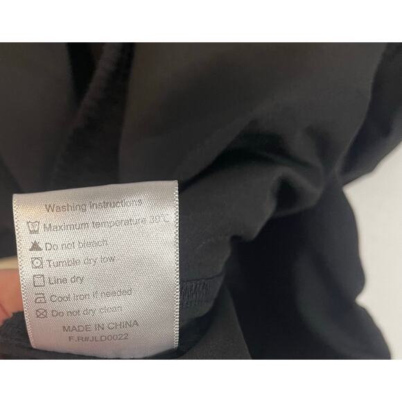 Outdoorsports Men light weight track pant SZ L Black elastic waistband w/pockets - Picture 6 of 7